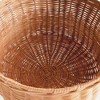 Plum & Post Chesapeake Natural Rattan Footed Urn Wide - 2 of 4
