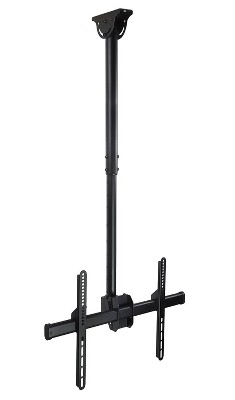 Mount-It! Extra Long Ceiling TV Mount Bracket, 10 Feet Long, Fits 40 - 70 Inch Flat Panel Televisions, Adjustable Height Telescoping Tilt and Swivel
