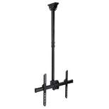 Mount-It! Extra Long Ceiling TV Mount Bracket, 10 Feet Long, Fits 40 - 70 Inch Flat Panel Televisions, Adjustable Height Telescoping Tilt and Swivel