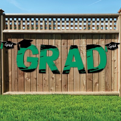 Big Dot of Happiness Green Grad - Best is Yet to Come - Large  Green Graduation Party Decorations - GRAD - Outdoor Letter Banner