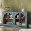 60" Buffet Sideboard Cabinet with Storage, Kitchen Pantry Cabinet, Accent Storage Cabinet, Coffee Bar Storage Cabinet for Living Room Kitchen - 2 of 4
