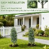 Artificial Boxwood Plants, a Set of 2 Plants, Outdoor Boxwood, Garden Terraces, Porches, Yards, Indoor and Outdoor Decoration. - 4 of 4