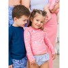 RuffleButts Girls UPF50+ Skirted Flutter Long Sleeve Rash Guard Bikini - 3 of 4