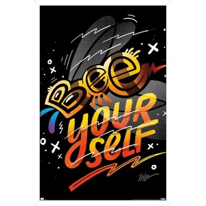 Trends International Jason Naylor - Bee Yourself Framed Wall Poster Prints - 1 of 4