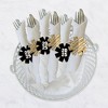 Big Dot of Happiness Hello New Year - 2025 NYE Party Paper Napkin Holder - Napkin Rings - Set of 24 - 3 of 4