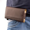 LUXMO Large Horizontal Universal Phone Pouch - Brown - 2 of 4