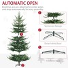FURNIinspire Artificial Trees Auto Open Artificial Christmas Tree, Christmas Decorations For Living Room, Christmas Vibe, Green, 55.1"*55.1"*88.6" - 4 of 4