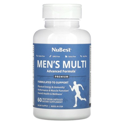 NuBest Premium Men's Multi , 60 Vegetarian Capsules
