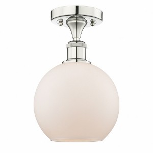Athens - 1 Light Semi-Flush Mount In Industrial Style-10.75 Inches Tall and 8 Inches Wide - 1 of 1