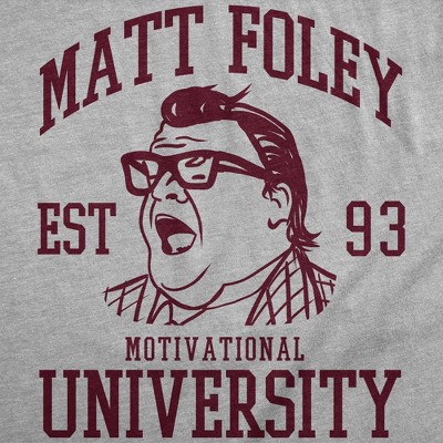 Мужские футболки Crazy Dog T-Shirts, Inc. Mens Funny T Shirts Matt Foley Motivational University Sarcastic Chris Farley Joke Tee For Men - Crazy Dog Men's T Shirt With Movie Sayings Light XXL — фото 2