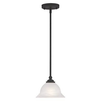 Livex Lighting North Port 1 - Light Pendant in  Black