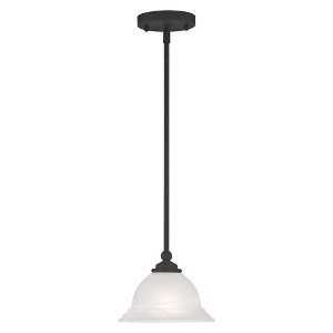 Livex Lighting North Port 1 - Light Pendant in  Black - 1 of 4