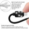 TruAIR Bling Dual USB Car Charger with 3-in-1 Fast Charging Cable and Adapter - 3 of 4