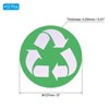 Unique Bargains Recycling Self-Adhesive Indoor Outdoor Sign 12 Pack 5 Inch - 2 of 4
