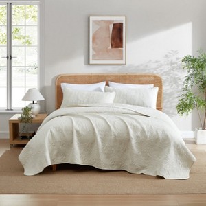HLC.ME Benji - 3 Piece Quilt Set, Lightweight Bedspread Coverlet Set - 1 of 4
