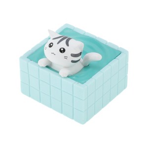 Unique Bargains Decorative Magnets Magnetic Fridge Sticker Irregular Shape Synthetic Resin Blue Gray 1Pc - 1 of 3