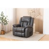 Faux Leather Electric Power Massage Recliner Chair with Heating and USB Port - 4 of 4