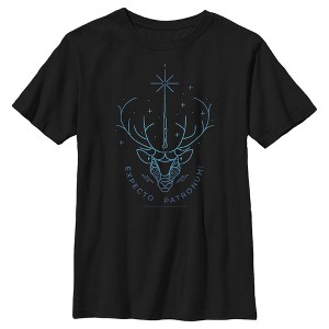 Boy's Harry Potter Stag Patronus Line Art T-Shirt - 1 of 4