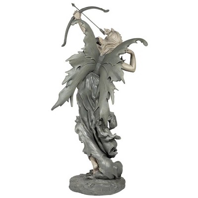 Two-Tone Resin Archer Fairy Garden Statue, 48.5" Tall