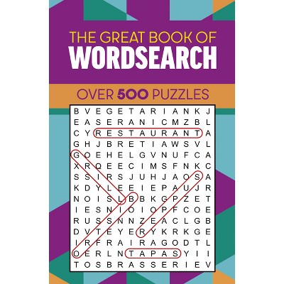 The Great Book of Wordsearch - by  Eric Saunders (Paperback)