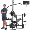 8 in 1 Olympic Weight Bench Set with Leg Extension and Leg Curl, Bench Press Set with Preacher Curl Pad and Chest Fly - 2 of 4