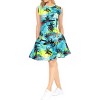 HAPPY BAY Women's Summer Vacation Beachwear Mini Dress Wrap Loose Swimwear Bathing Suit Cover Ups for Women - 2 of 4