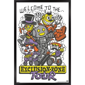 Trends International Netflix The Electric State - Exclusion Zone Tour By DJ Javier Framed Wall Poster Prints Black Framed Version 22.375" x 34" - 1 of 4