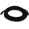 Monoprice Audio/Video Coaxial Cable - 25 Feet - Black | RCA Male/Male RG-59U 75ohm (for S/PDIF Digital Coax Subwoofer & Composite Video) - 4 of 4