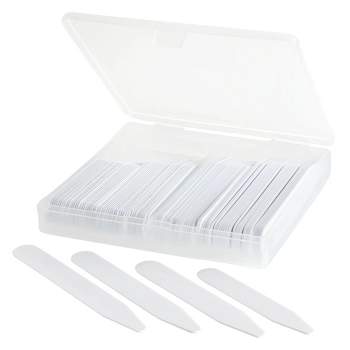 Mench Super Stays 40 Metal Collar Stays for Men Dress Shirts 4 Sizes in Plastic Box, Men's, Size: 4 Sizes (2.2, 2.5, 2.7, 3) Inches, Silver