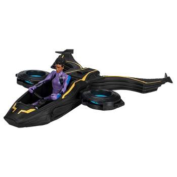 Marvel Black Panther Wakanda Forever Vibranium Blast Sunbird Jet with Shuri Action Figure