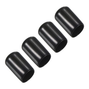 Unique Bargains Soft Rubber Anti-Moisture Durable Cleaning Pool Tip Cover 4 Pcs - 1 of 4