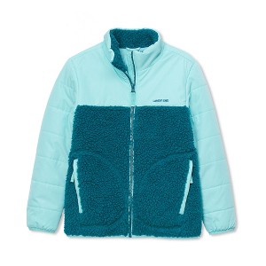 Lands' End Kids Water Resistant Mixed Media Insulated Jacket - 1 of 4