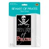 Beistle Beware Of Pirates Door Cover, 5' x 30", (2/Pkg) Multicolored - 3 of 4