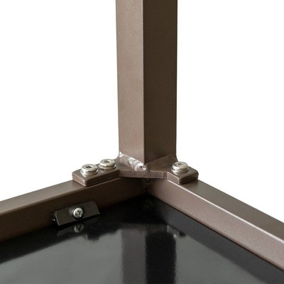 3-Piece Beige Aluminum Adjustable Outdoor Chaise Lounge Set