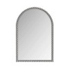 Grungis Oval Vanity Wall Mirror for Bathroom,Iron Retro Antique Mirror with Wall Hanging for Bedroom Living Room,Iron Frame - 4 of 4
