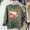 Simply Sage Market Women's Graphic Sweatshirt Thankful Pumpkin Floral - 2 of 2