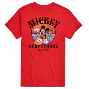 Men's - Disney - Mickey Surf School Short Sleeve Graphic T-Shirt - 1 of 4