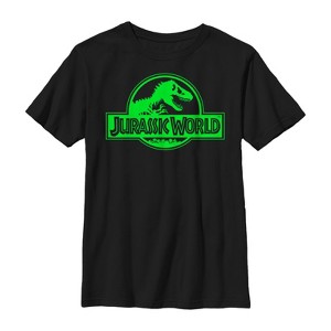 Boy's Jurassic World Simple T. Rex Logo T-Shirt - 1 of 4