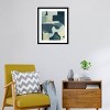 21" x 25" Blue Note III by Rob Delamater Wood Framed Wall Art Print - Amanti Art: Modern Lithograph, Hardwood Frame, Wire Mount - 4 of 4
