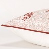 20"x20" Oversize Leaves Square Throw Pillow Cover - Rizzy Home - 4 of 4