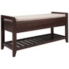 YOOCOZZ Solid Wood Multipurpose Entryway Storage Bench with Drawers and Cushioned Seat - 3 of 4