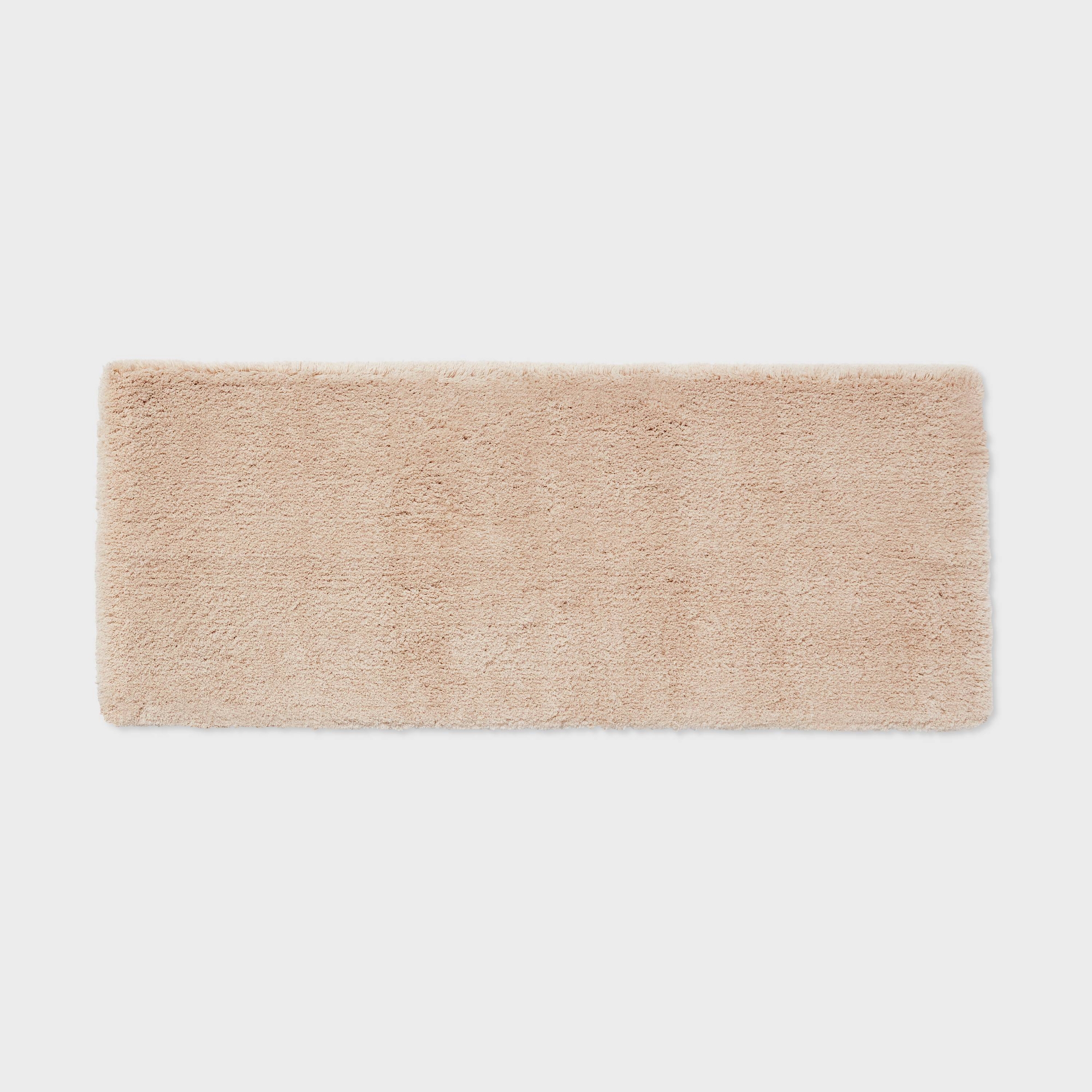 24"x60" Spa Plush Bath Rug Almond - Threshold™