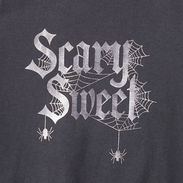 Camiseta gráfica de Halloween 'Scary Sweet' de manga corta para niñas - Cat & Jack™ gris carbón 3