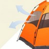 GlareWheel Instant Pop Up Tent 4 Person Orange - 4 of 4