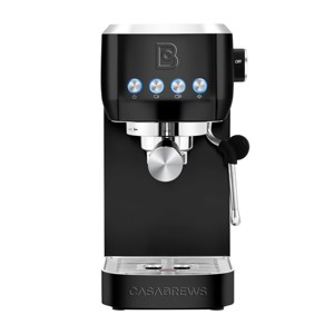 CASABREWS 3700Essential Stainless Steel Compact Espresso Machine: 20-Bar, Milk Frother, Volume Control - 1 of 4