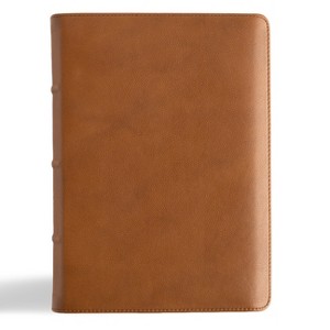 CSB He Reads Truth Bible, Holman Handcrafted Collection, Saddle Brown Premium Calfskin - by  Csb Bibles by Holman & He Reads Truth (Leather Bound) - 1 of 1