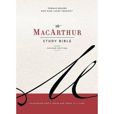 Nkjv, MacArthur Study Bible, 2nd Edition, Cloth Over Board, Blue, Comfort Print - by  Thomas Nelson (Hardcover)