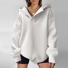 Clearlove Women's Hoodies Long Sleeve Lightweight Pullover Tops Loose Sweatshirt with Pocket - 2 of 4
