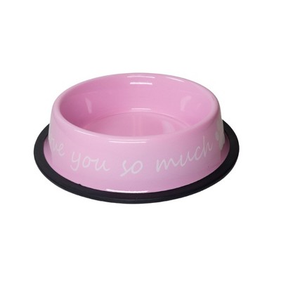 Happilax 24 Oz Dog Bowl With Mat - Black : Target