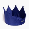 NANDOG Crown Bed Micro-Plush Bling Collection Dog & Cat Bed - Royal Blue - 2 of 4